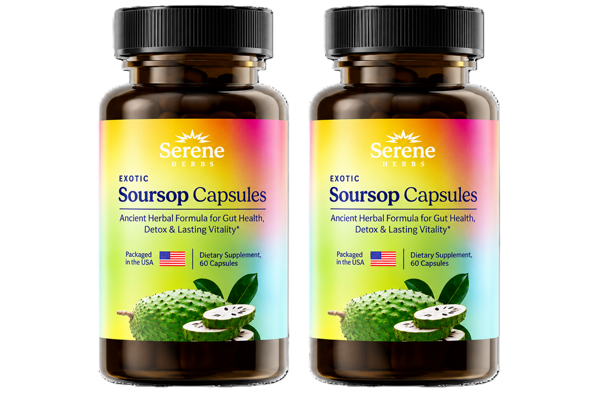 Soursop Capsules: Daily Holistic Blend